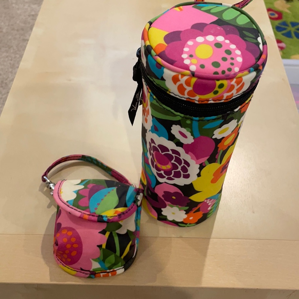 Vera Bradley binkie purse and bottle caddy